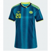 Colombia Juan Fernando Quintero #20 Uit tenue Dames WK 2026 Korte Mouwen