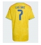 Colombia Luis Diaz #7 Thuis tenue Dames WK 2026 Korte Mouwen