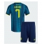 Colombia Luis Diaz #7 Uit tenue Kids WK 2026 Korte Mouwen (+ broek)