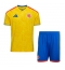 Colombia Thuis tenue Kids WK 2026 Korte Mouwen (+ broek)
