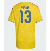 Colombia Yerry Mina #13 Thuis tenue Dames WK 2026 Korte Mouwen