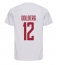 Denemarken Kasper Dolberg #12 Uit tenue WK 2022 Korte Mouwen