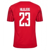 Denemarken Pierre-Emile Hojbjerg #23 Thuis tenue WK 2022 Korte Mouwen