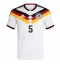 Duitsland Aleksandar Pavlovic #5 Thuis tenue WK 2026 Korte Mouwen