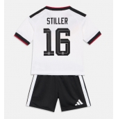 Duitsland Angelo Stiller #16 Thuis tenue Kids WK 2026 Korte Mouwen (+ broek)