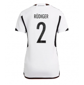 Duitsland Antonio Rudiger #2 Thuis tenue Dames WK 2022 Korte Mouwen