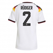Duitsland Antonio Rudiger #2 Thuis tenue Dames WK 2026 Korte Mouwen