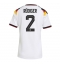 Duitsland Antonio Rudiger #2 Thuis tenue Dames WK 2026 Korte Mouwen