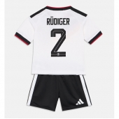 Duitsland Antonio Rudiger #2 Thuis tenue Kids WK 2026 Korte Mouwen (+ broek)