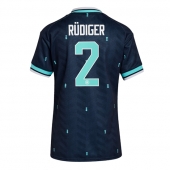 Duitsland Antonio Rudiger #2 Uit tenue Dames WK 2026 Korte Mouwen