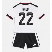 Duitsland David Raum #22 Thuis tenue Kids WK 2026 Korte Mouwen (+ broek)