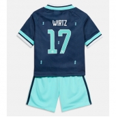 Duitsland Florian Wirtz #17 Uit tenue Kids WK 2026 Korte Mouwen (+ broek)