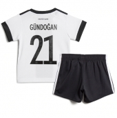 Duitsland Ilkay Gundogan #21 Thuis tenue Kids WK 2022 Korte Mouwen (+ broek)