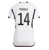 Duitsland Jamal Musiala #14 Thuis tenue Dames WK 2022 Korte Mouwen