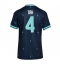 Duitsland Jonathan Tah #4 Uit tenue Dames WK 2026 Korte Mouwen