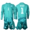 Duitsland Manuel Neuer #1 Keeper Thuis tenue Kids WK 2026 Lange Mouwen (+ broek)