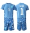 Duitsland Manuel Neuer #1 Keeper Uit tenue Kids WK 2026 Korte Mouwen (+ broek)