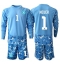 Duitsland Manuel Neuer #1 Keeper Uit tenue Kids WK 2026 Lange Mouwen (+ broek)