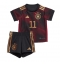 Duitsland Mario Gotze #11 Uit tenue Kids WK 2022 Korte Mouwen (+ broek)