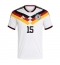 Duitsland Nico Schlotterbeck #15 Thuis tenue WK 2026 Korte Mouwen