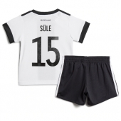 Duitsland Niklas Sule #15 Thuis tenue Kids WK 2022 Korte Mouwen (+ broek)