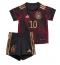 Duitsland Serge Gnabry #10 Uit tenue Kids WK 2022 Korte Mouwen (+ broek)