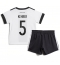 Duitsland Thilo Kehrer #5 Thuis tenue Kids WK 2022 Korte Mouwen (+ broek)