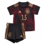 Duitsland Thomas Muller #13 Uit tenue Kids WK 2022 Korte Mouwen (+ broek)