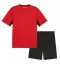 Egypte Thuis tenue Kids WK 2026 Korte Mouwen (+ broek)