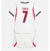 Engeland Bukayo Saka #7 Thuis tenue Kids WK 2026 Korte Mouwen (+ broek)