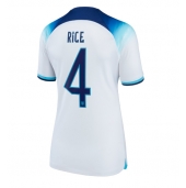 Engeland Declan Rice #4 Thuis tenue Dames WK 2022 Korte Mouwen