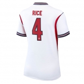 Engeland Declan Rice #4 Thuis tenue Dames WK 2026 Korte Mouwen
