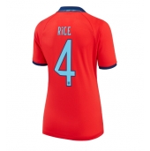Engeland Declan Rice #4 Uit tenue Dames WK 2022 Korte Mouwen