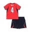 Engeland Declan Rice #4 Uit tenue Kids WK 2026 Korte Mouwen (+ broek)