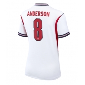 Engeland Elliot Anderson #8 Thuis tenue Dames WK 2026 Korte Mouwen