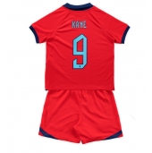 Engeland Harry Kane #9 Uit tenue Kids WK 2022 Korte Mouwen (+ broek)