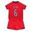 Engeland Harry Maguire #6 Uit tenue Kids WK 2022 Korte Mouwen (+ broek)
