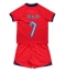 Engeland Jack Grealish #7 Uit tenue Kids WK 2022 Korte Mouwen (+ broek)