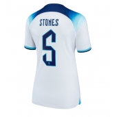 Engeland John Stones #5 Thuis tenue Dames WK 2022 Korte Mouwen
