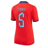 Engeland John Stones #5 Uit tenue Dames WK 2022 Korte Mouwen