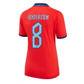 Engeland Jordan Henderson #8 Uit tenue Dames WK 2022 Korte Mouwen