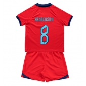 Engeland Jordan Henderson #8 Uit tenue Kids WK 2022 Korte Mouwen (+ broek)