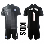 Engeland Jordan Pickford #1 Keeper Thuis tenue Kids WK 2022 Korte Mouwen (+ broek)