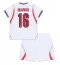 Engeland Kobbie Mainoo #16 Thuis tenue Kids WK 2026 Korte Mouwen (+ broek)