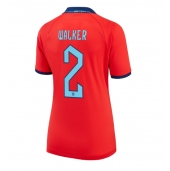 Engeland Kyle Walker #2 Uit tenue Dames WK 2022 Korte Mouwen