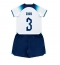Engeland Luke Shaw #3 Thuis tenue Kids WK 2022 Korte Mouwen (+ broek)