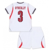 Engeland Nico O'Reilly #3 Thuis tenue Kids WK 2026 Korte Mouwen (+ broek)