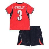 Engeland Nico O'Reilly #3 Uit tenue Kids WK 2026 Korte Mouwen (+ broek)