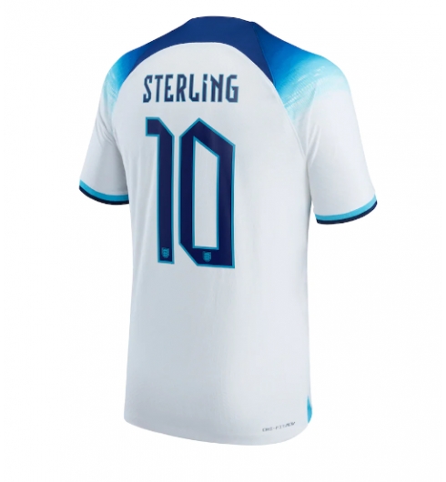Engeland Raheem Sterling #10 Thuis tenue WK 2022 Korte Mouwen
