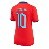 Engeland Raheem Sterling #10 Uit tenue Dames WK 2022 Korte Mouwen